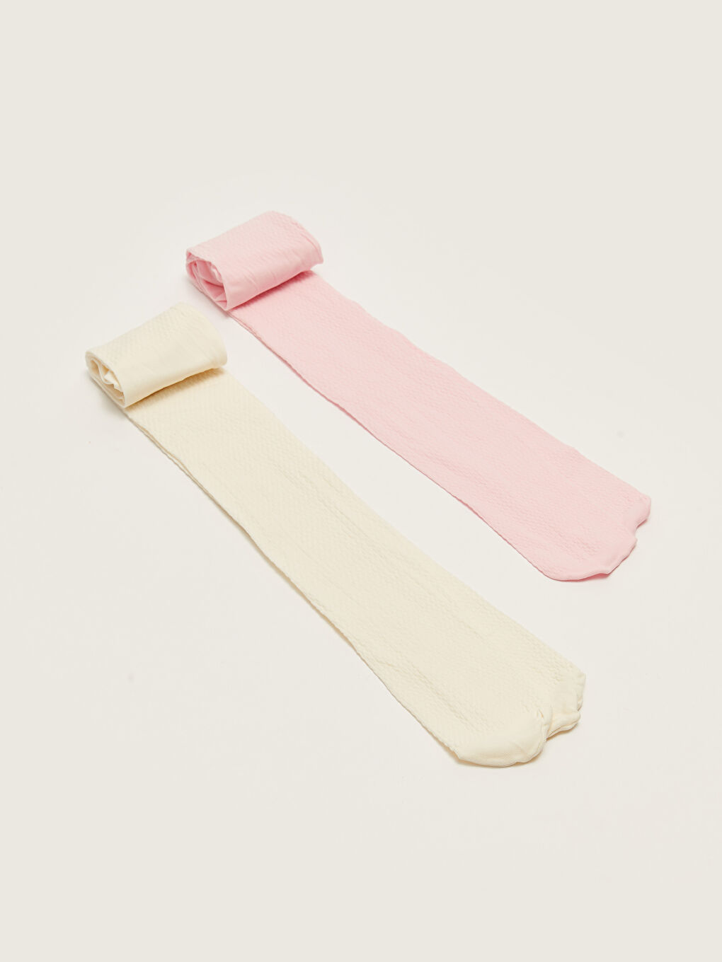 Self-Patterned Girl Pantyhose 2-Pack