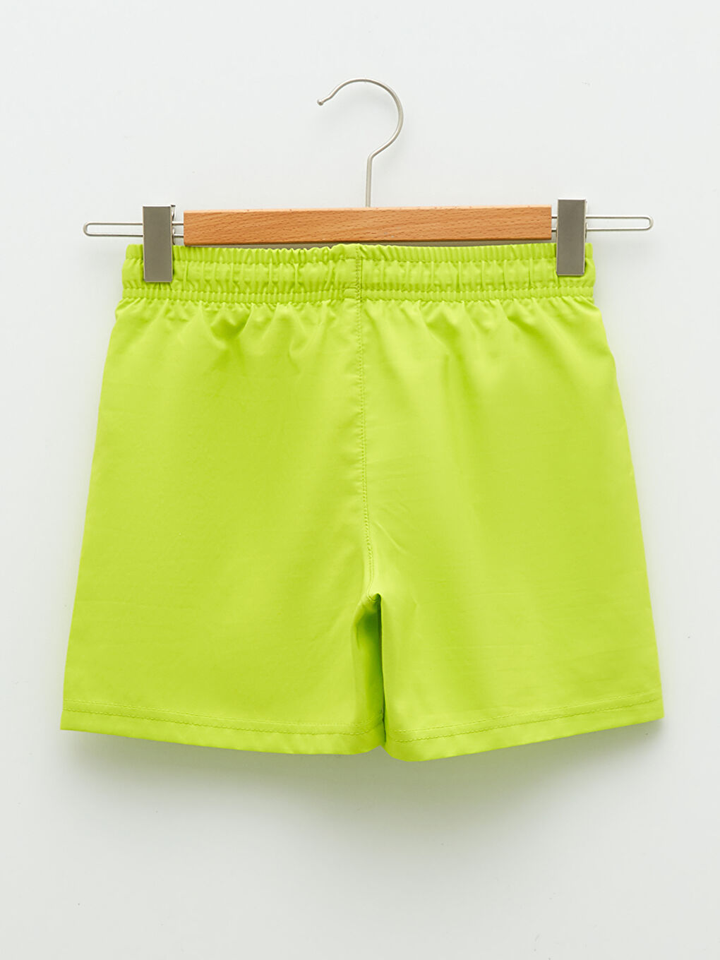 Yeşil Baskılı Hızlı Kuruyan Erkek Çocuk Deniz Şortu-1