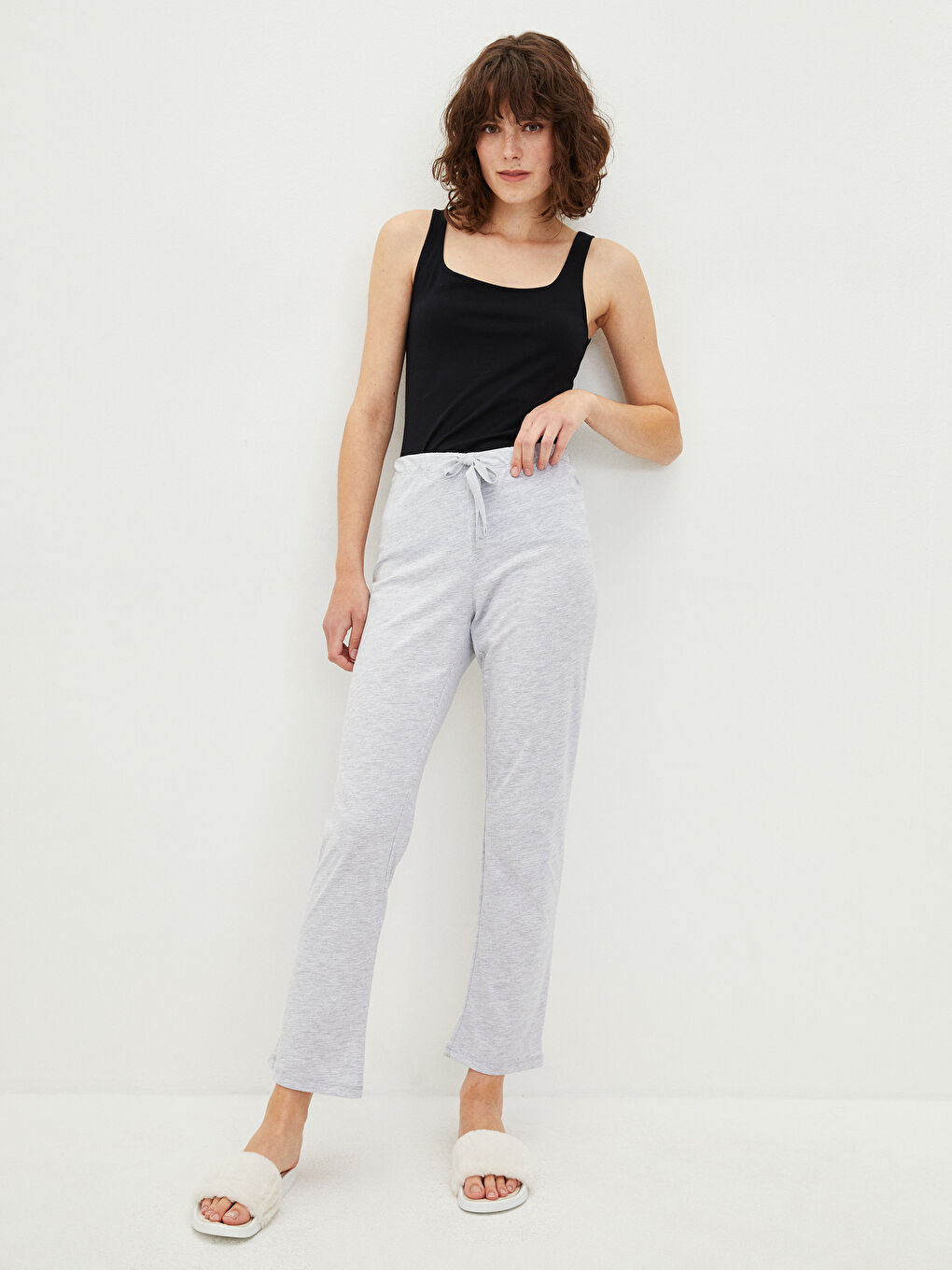 Gri Melanj Pijama Alt-2