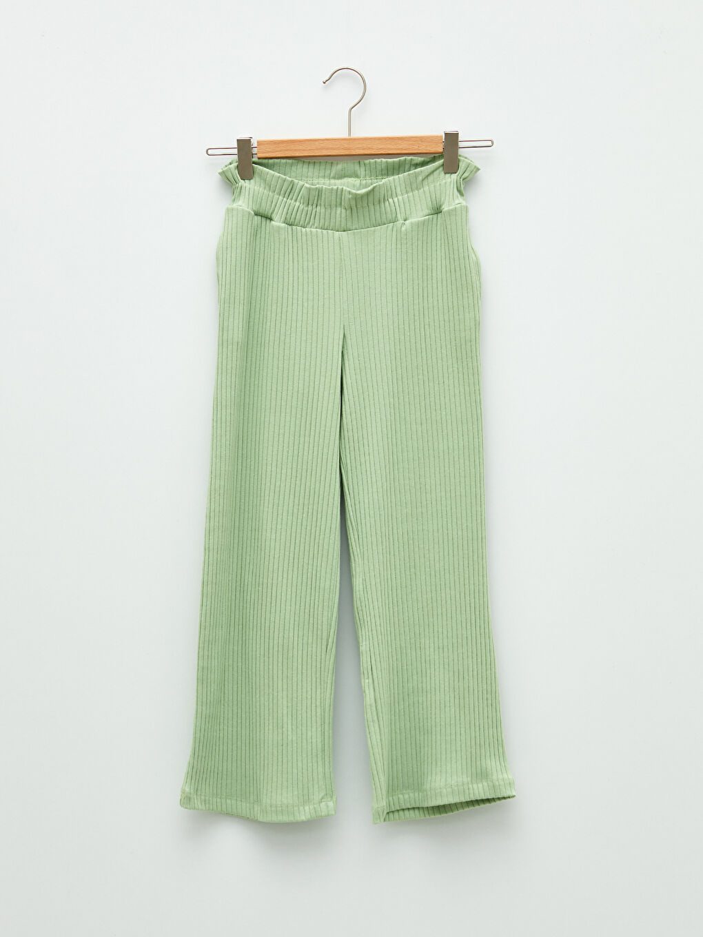 بنطلون رياضي بسيط بخصر مرن للبنات