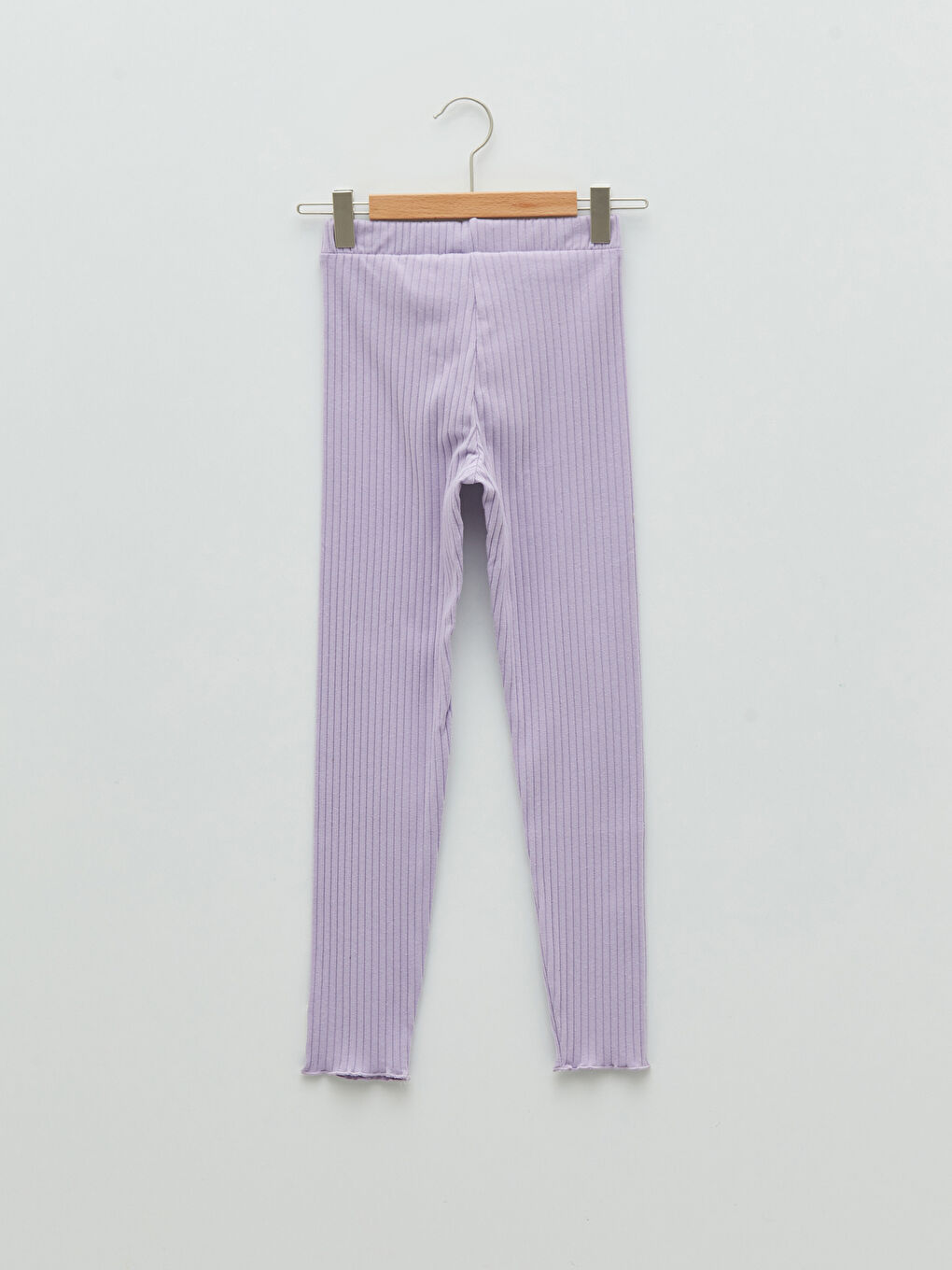 Leggings longs basiques pour fille avec taille élastique-1