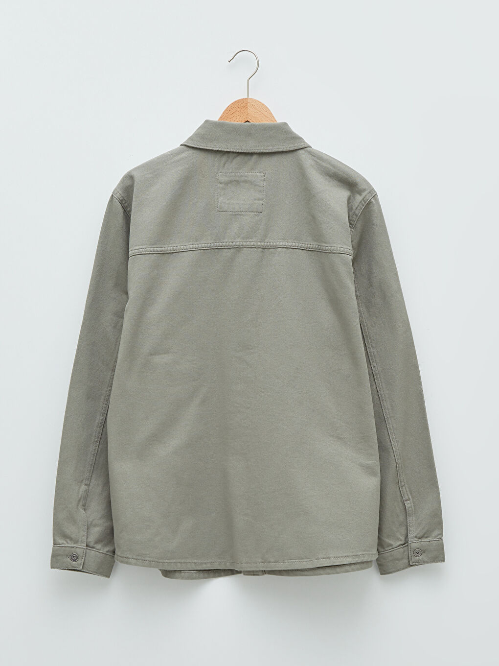 بالطو رفيع ياقة قميص مريح للرجال-6