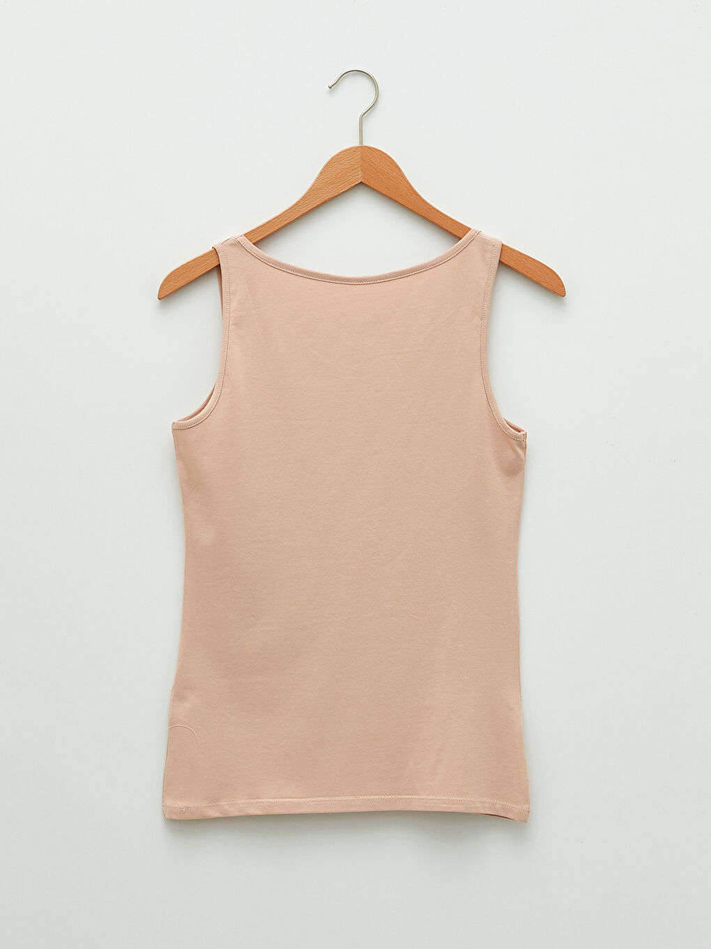 U Neck Plain Cotton Women's Singlet -S22347Z8-D0P