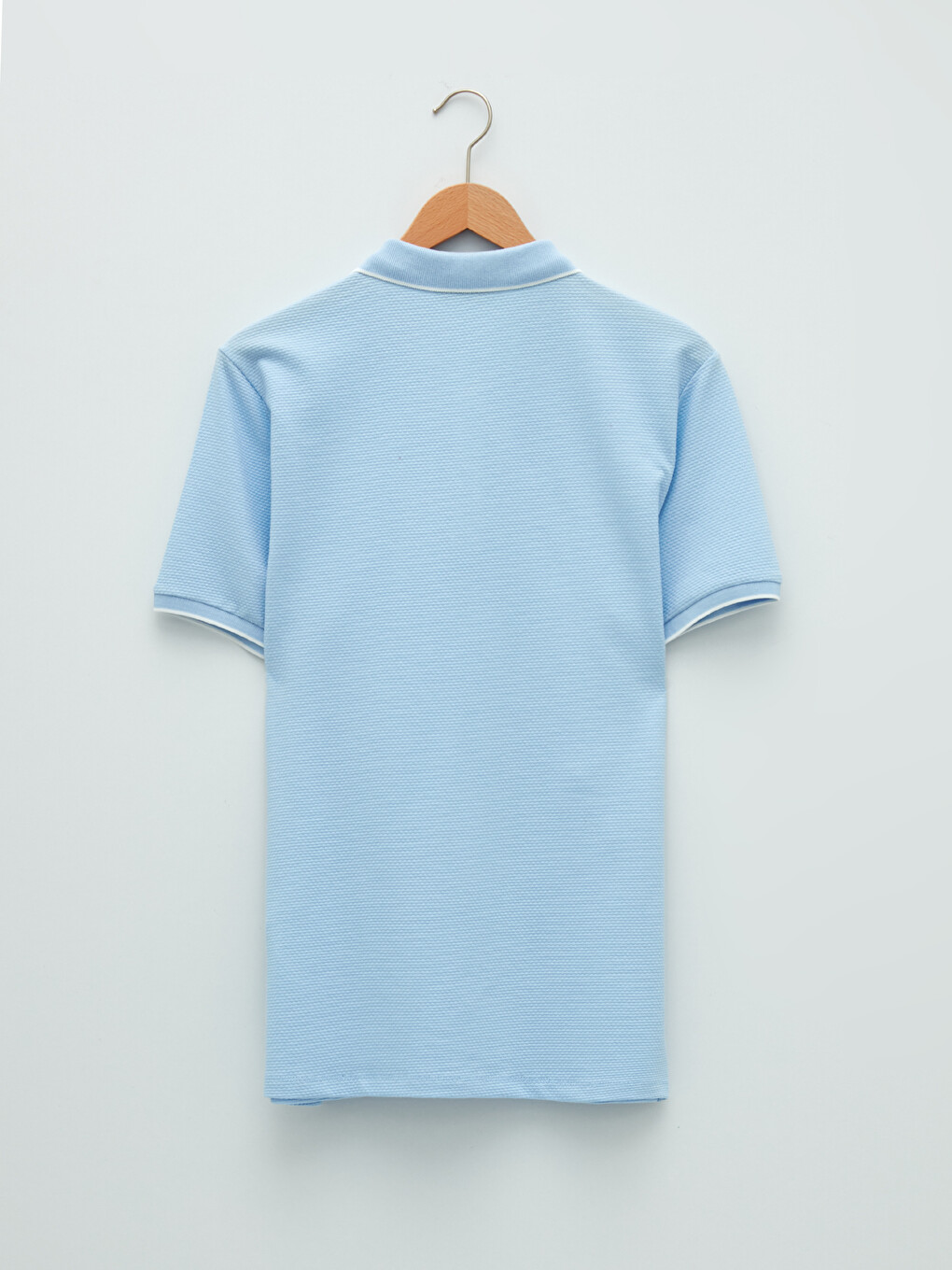 Polo Neck Short Sleeve Men's T-shirt-6
