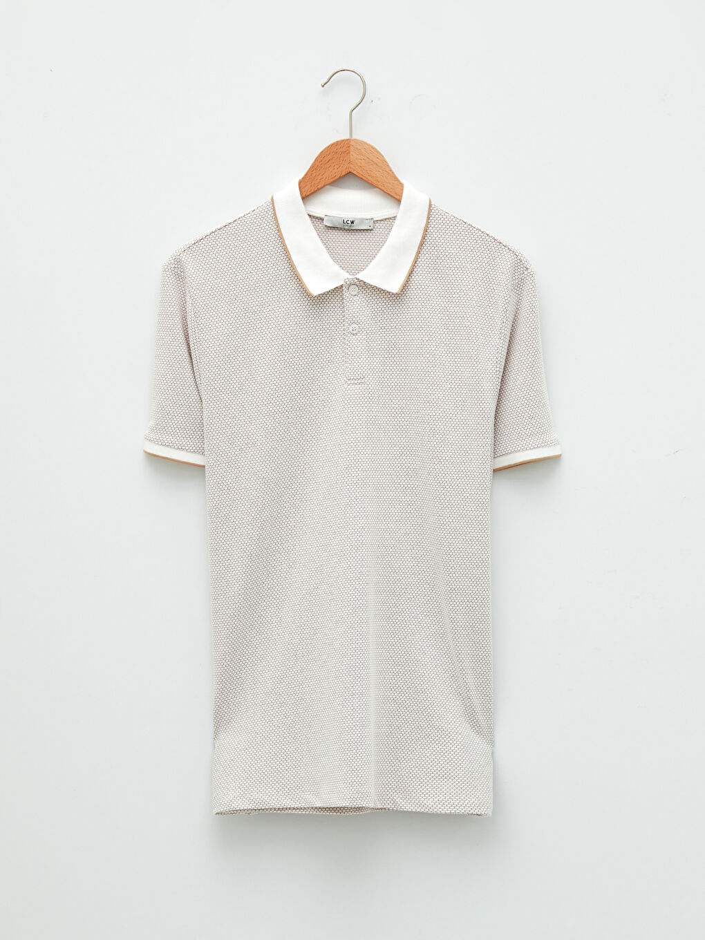 LCW Vision Polo Neck Short Sleeve Men's T-Shirt -S22348Z8-MNG