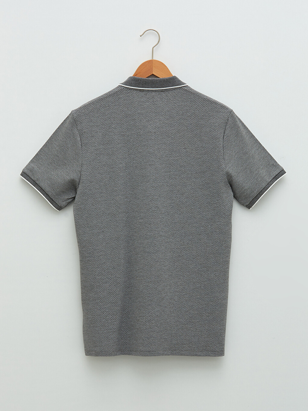 Polo Neck Short Sleeve Men's T-shirt-6