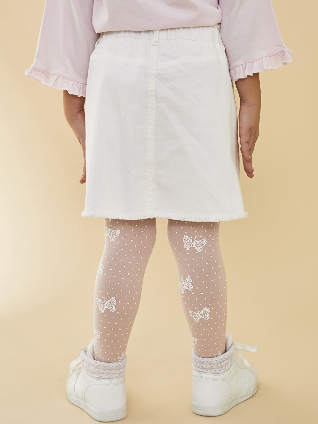 LCW Kids Gemusterte Strumpfhosen für Mädchen -S22390Z4-G8G