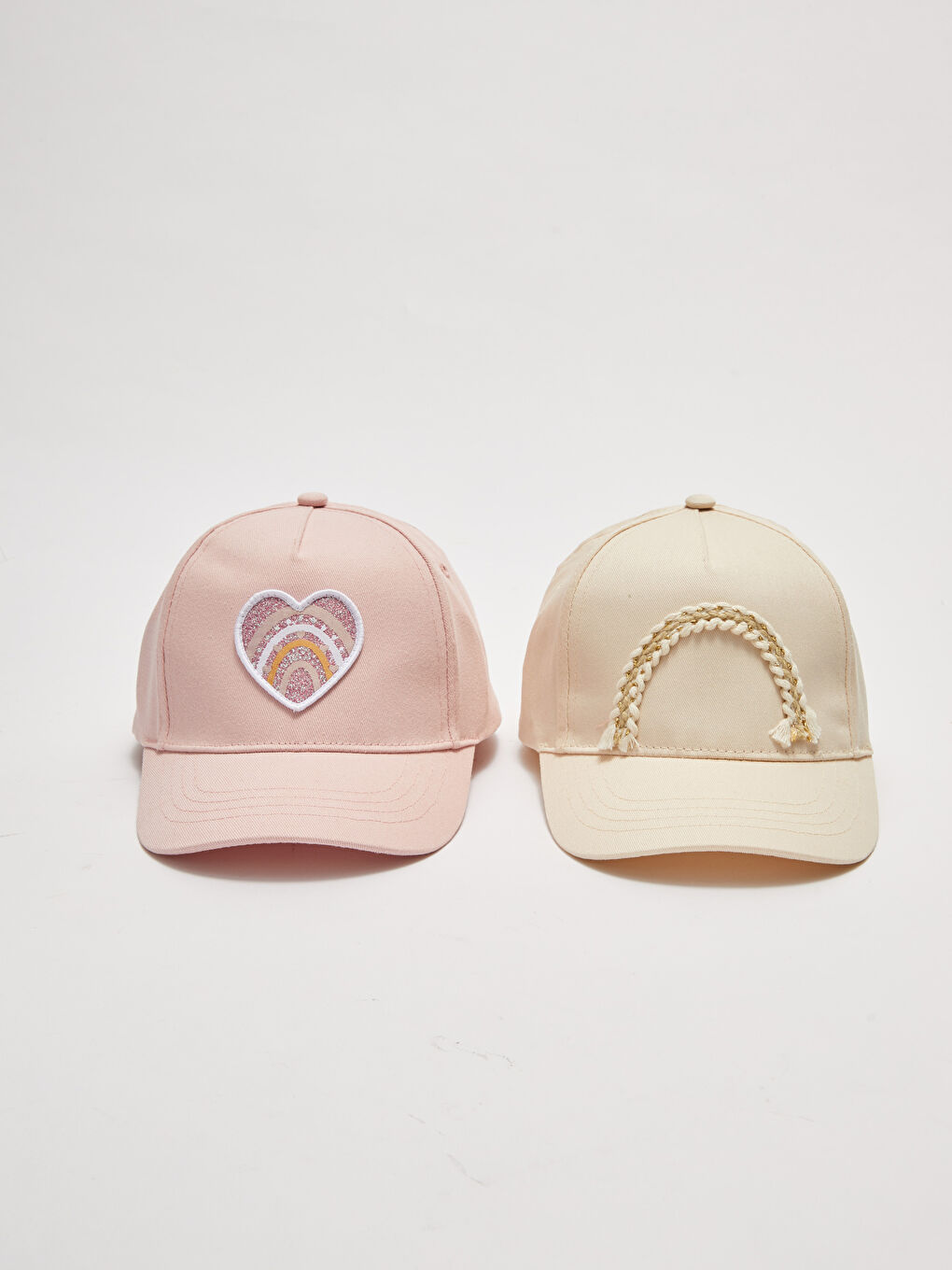 كاب بناتي مطبوع عبوة من قطعتين-1