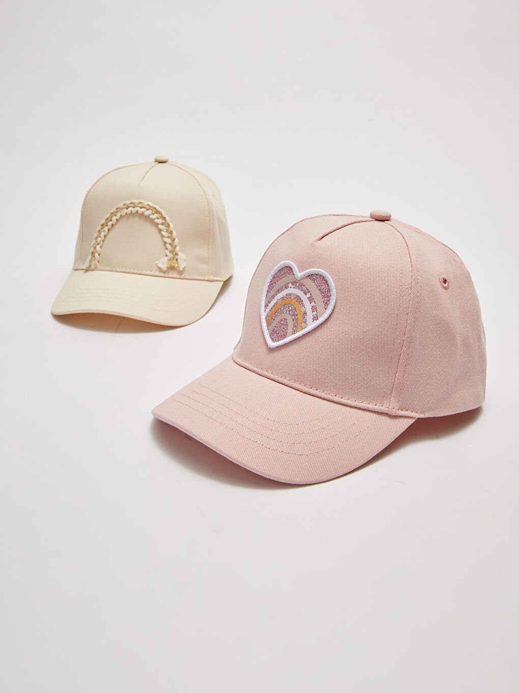 كاب بناتي مطبوع عبوة من قطعتين-3