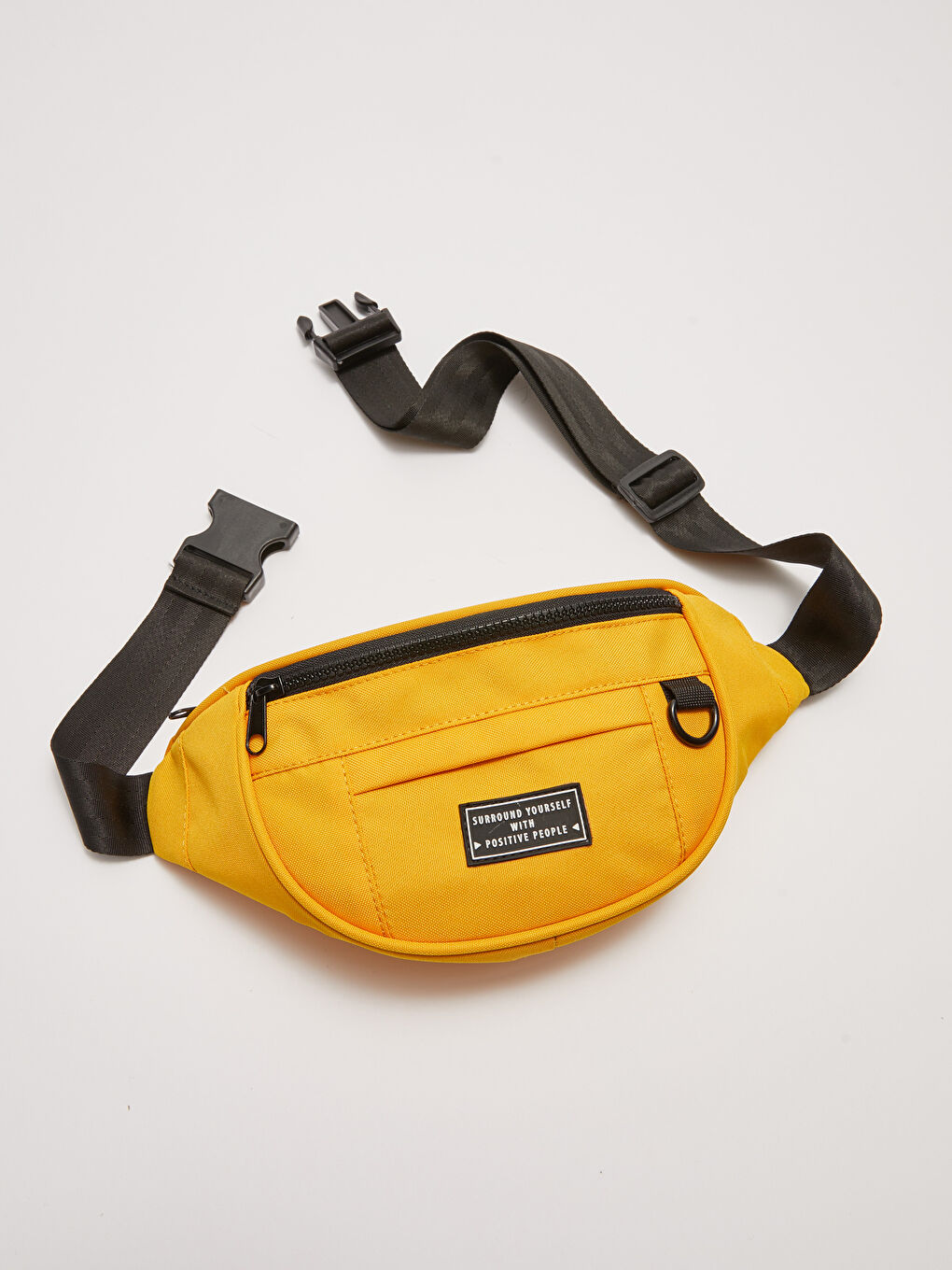 Label Detailed Men's Waist Bag-2