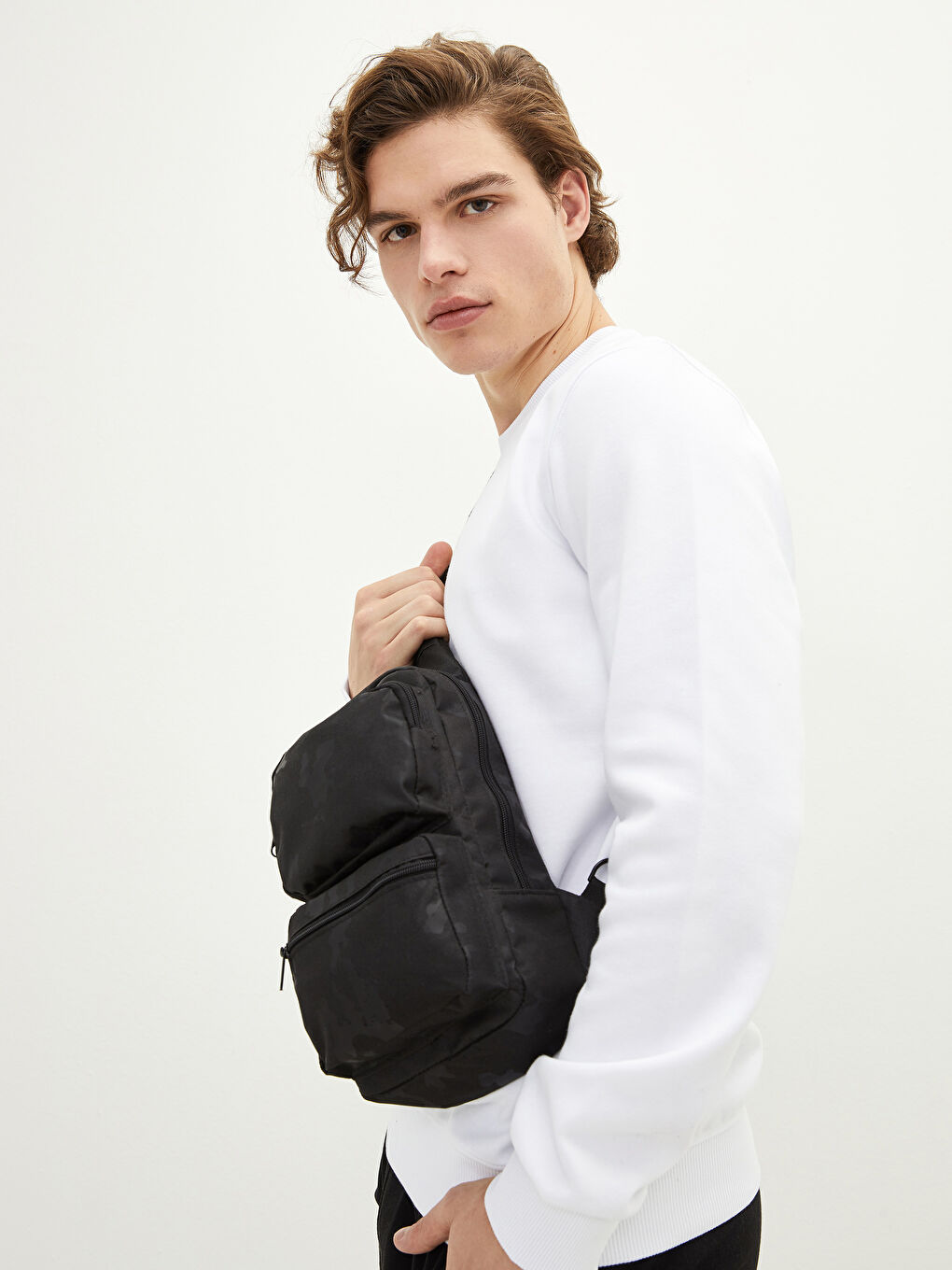 LCW ACCESSORIES One Shoulder Strap Men's Back and Chest Bag -S22430Z8-HUC