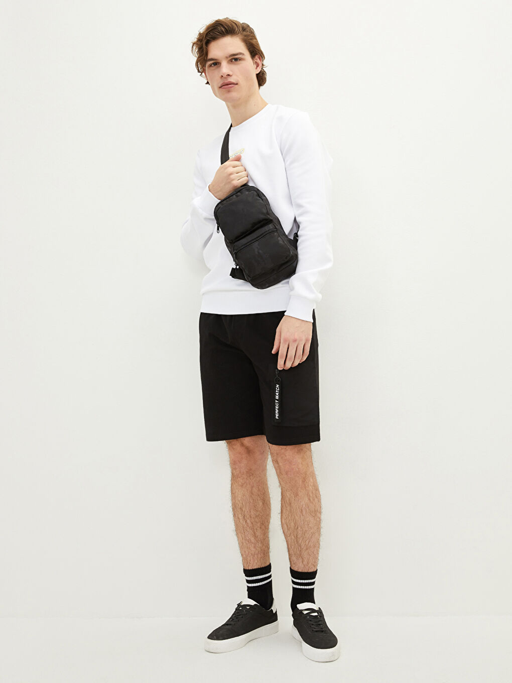LCW ACCESSORIES One Shoulder Strap Men's Back and Chest Bag -S22430Z8-HUC