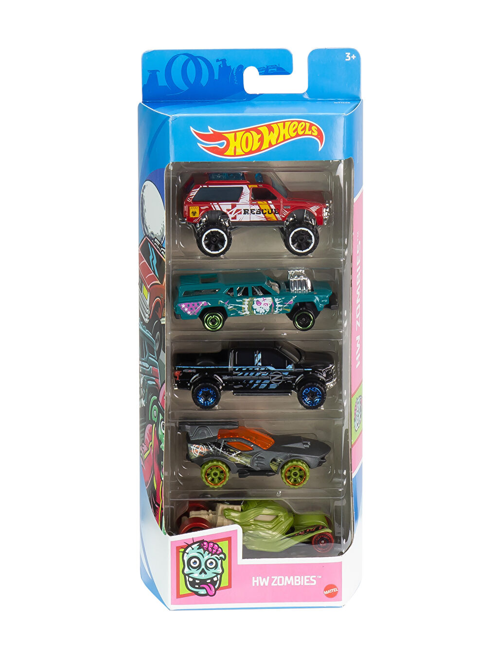 Mattel Hotwheels Ensemble de 5 Voitures Jouets-1