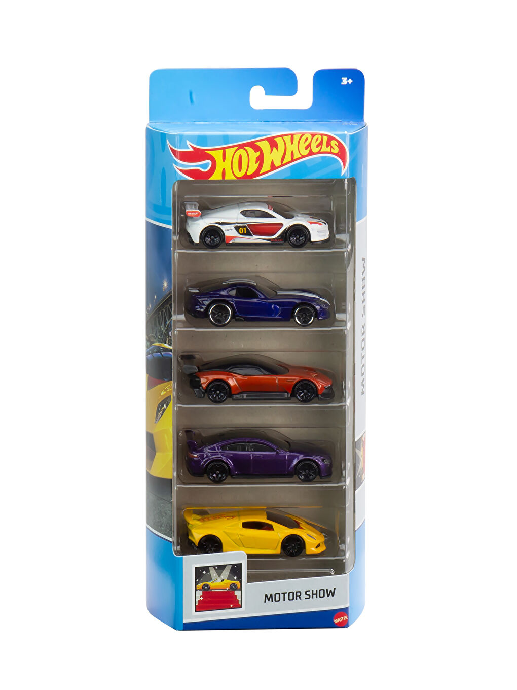 Mattel Hotwheels Ensemble de 5 Voitures Jouets-4
