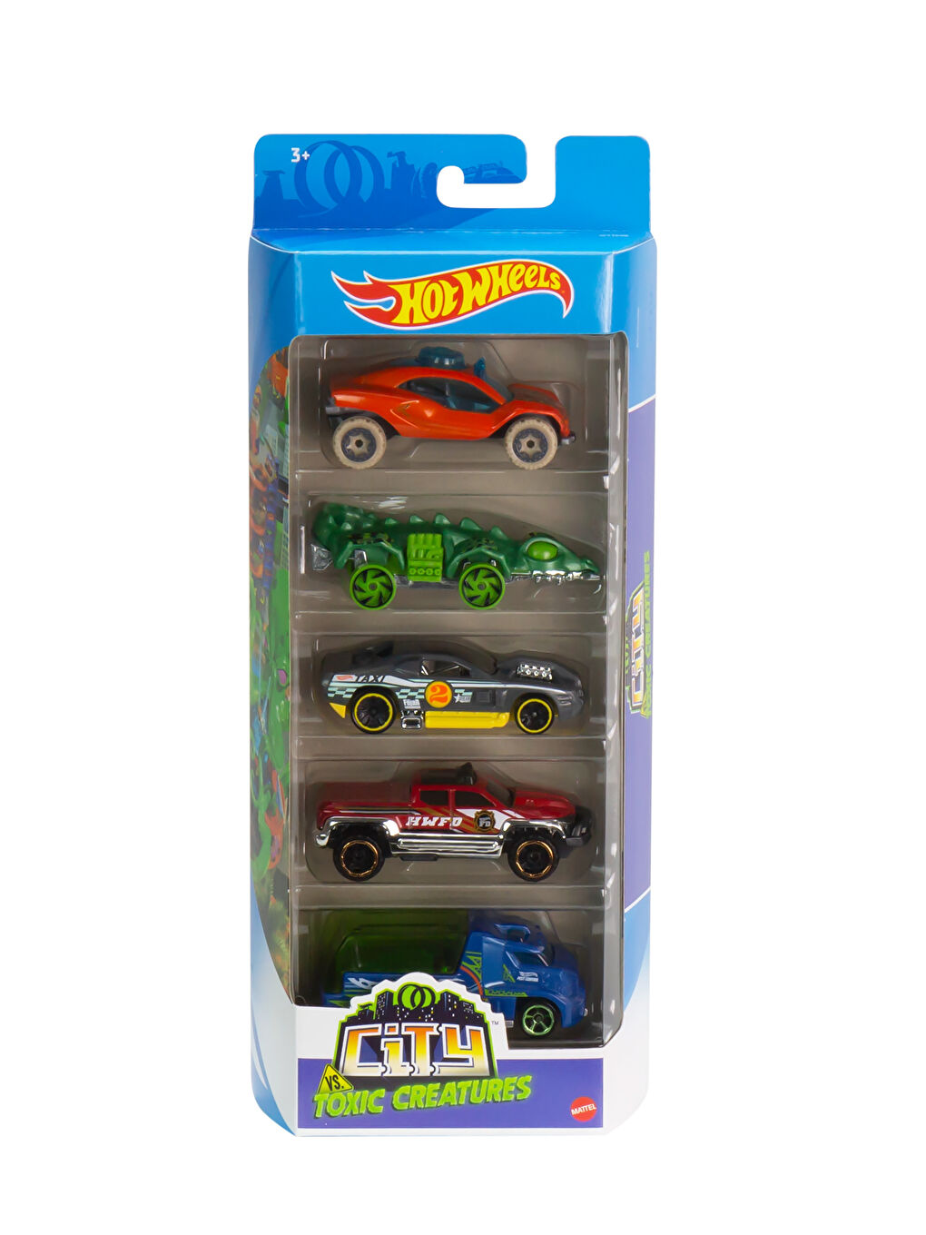 Mattel Hotwheels Ensemble de 5 Voitures Jouets-8