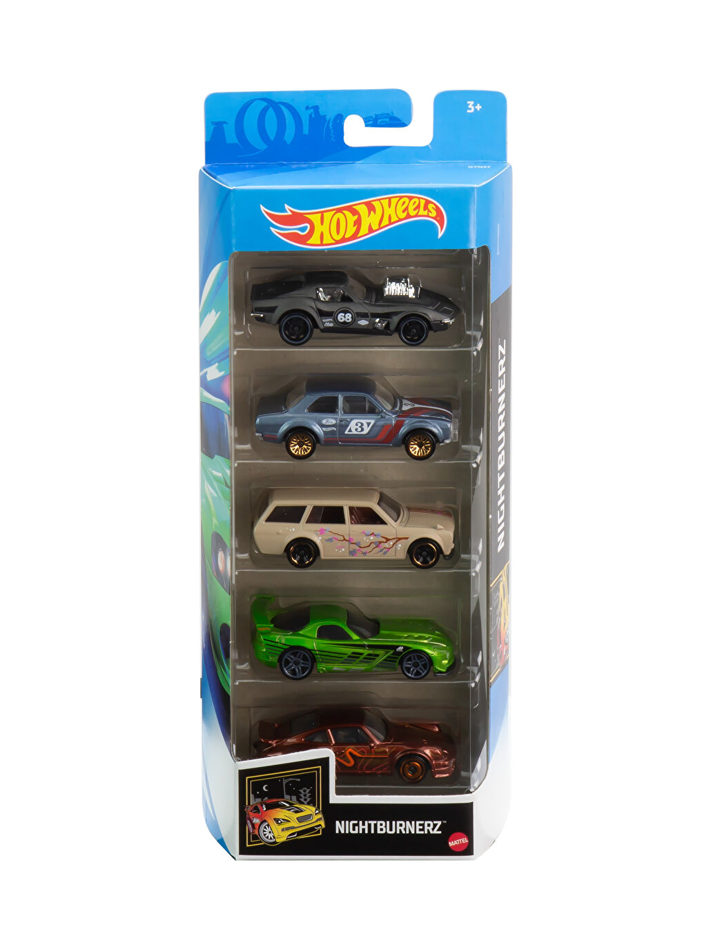 Mattel Hotwheels Ensemble de 5 Voitures Jouets-10