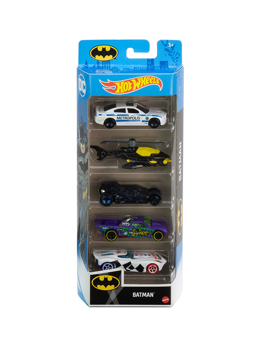 Mattel Hotwheels Ensemble de 5 Voitures Jouets-2