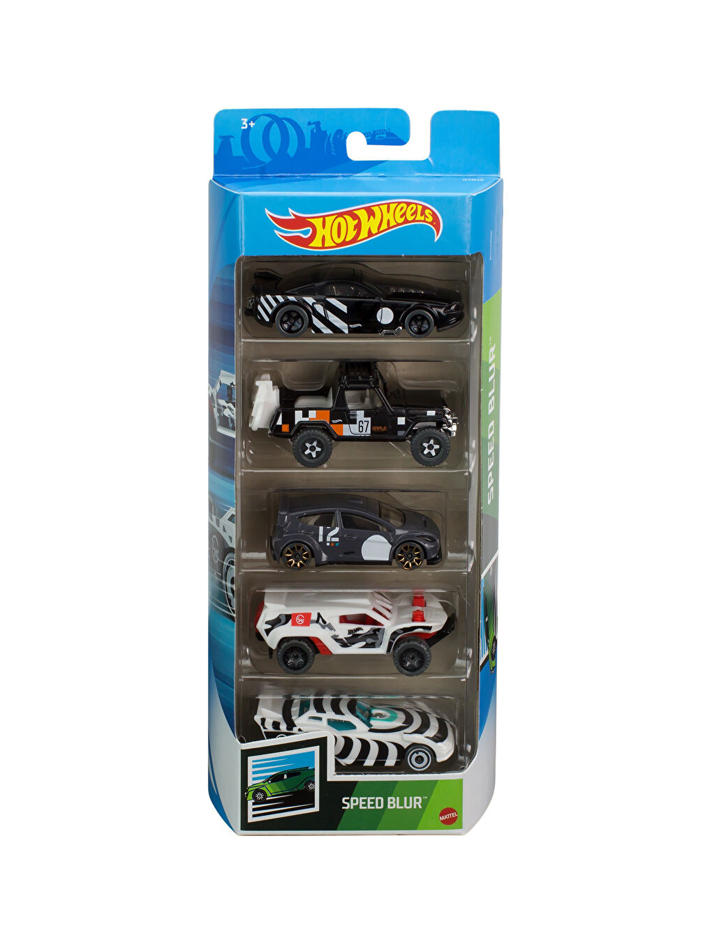 Mattel Hotwheels Ensemble de 5 Voitures Jouets-3