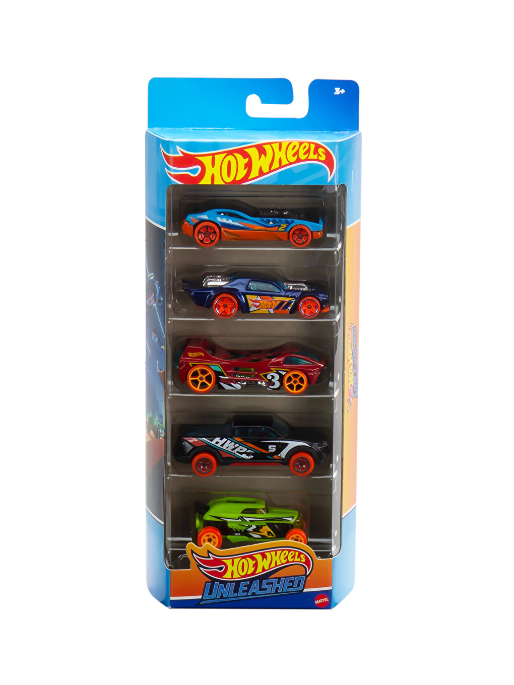 Mattel Hotwheels Ensemble de 5 Voitures Jouets-7