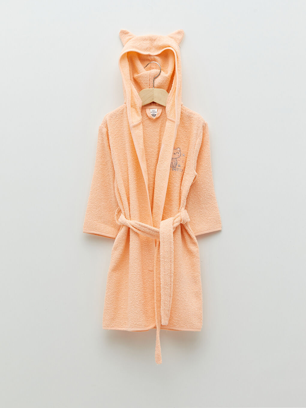Hooded Baby Girls' Bathrobe-2