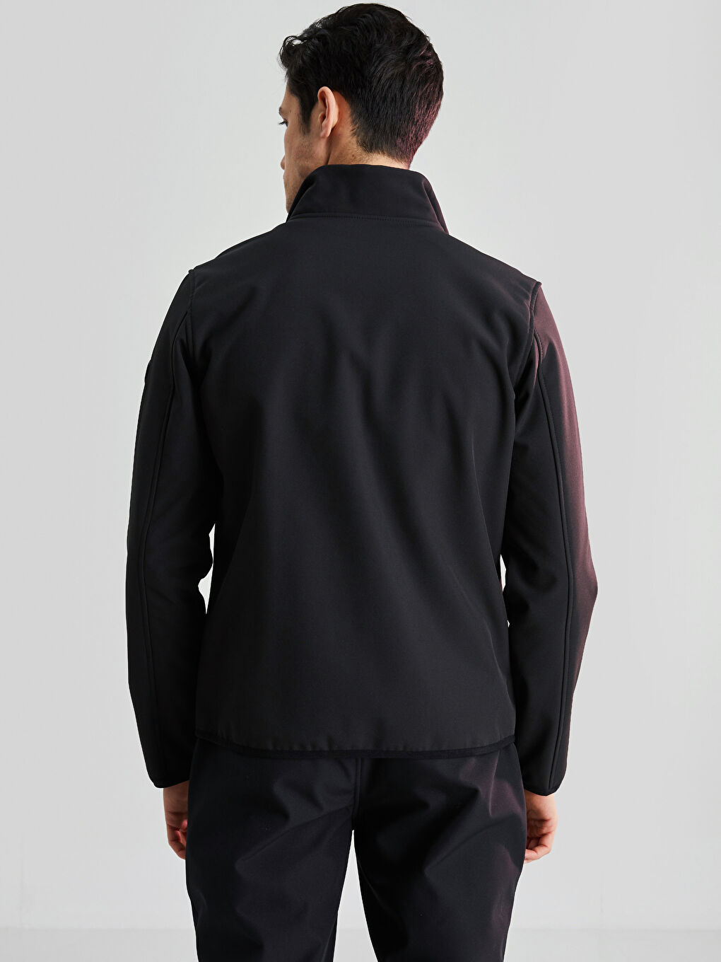 LCW OUTDOOR Siyah Standart Kalıp Kapüşonlu Erkek Mont - 5