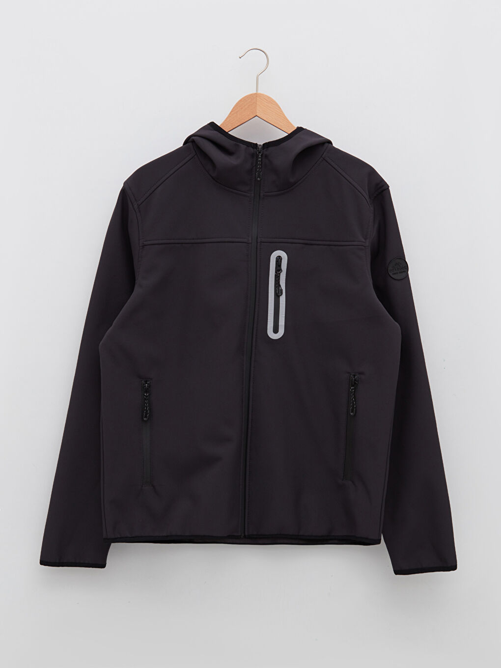 LCW OUTDOOR Gri Standart Kalıp Kapüşonlu Erkek Mont - 4