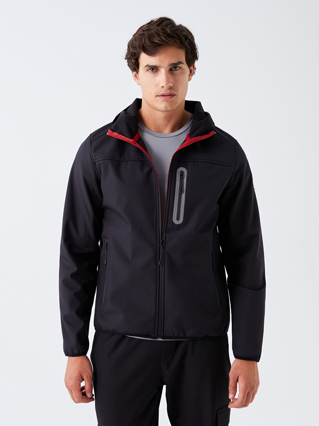 بالطو للرجال بفتحة عادية بكابوش