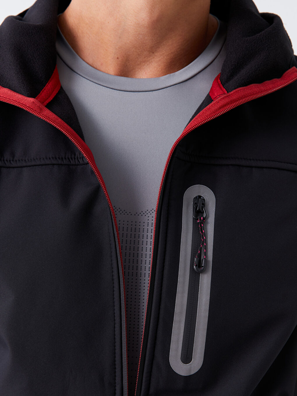 بالطو للرجال بفتحة عادية بكابوش-3