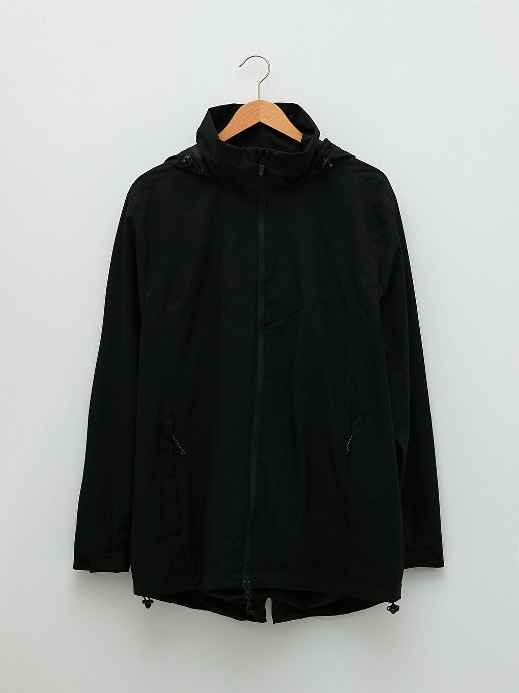 Impermeabil Regular Fit cu Glugă pentru Bărbați-7