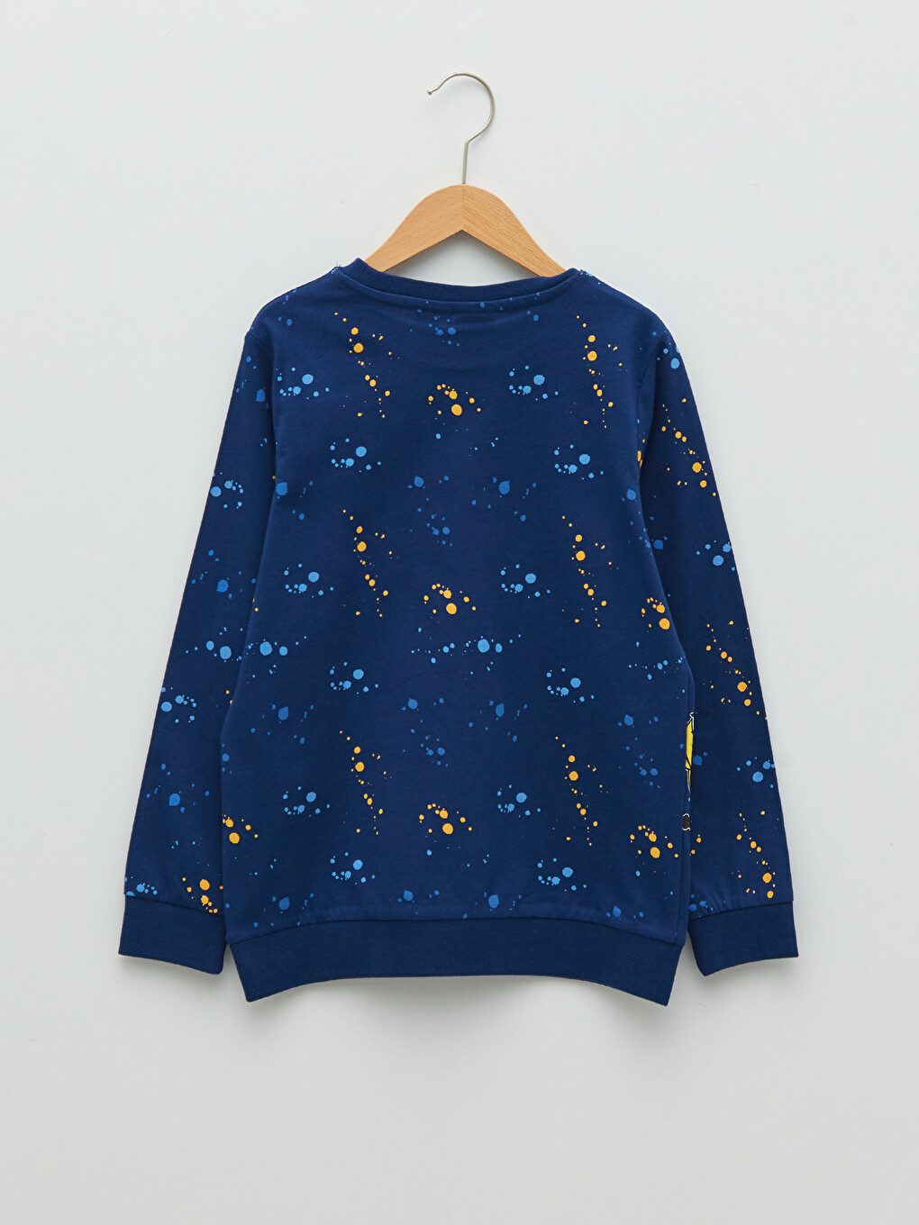 Lacivert Okulun Yıldızı Kral Şakir Baskılı Sweatshirt-3