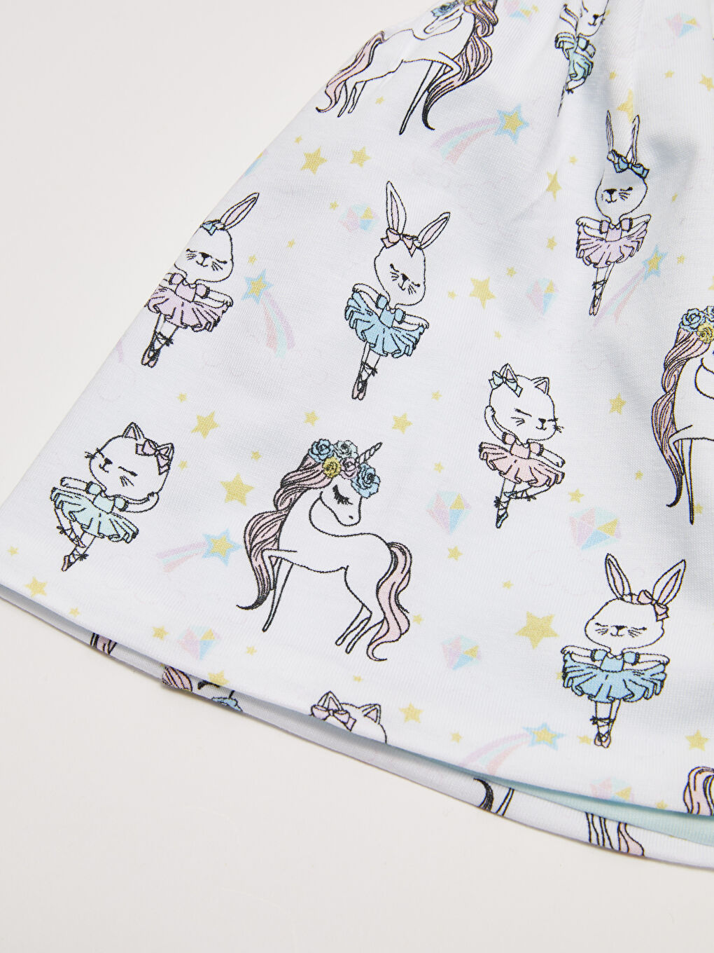 Printed Girl's Beret.-1