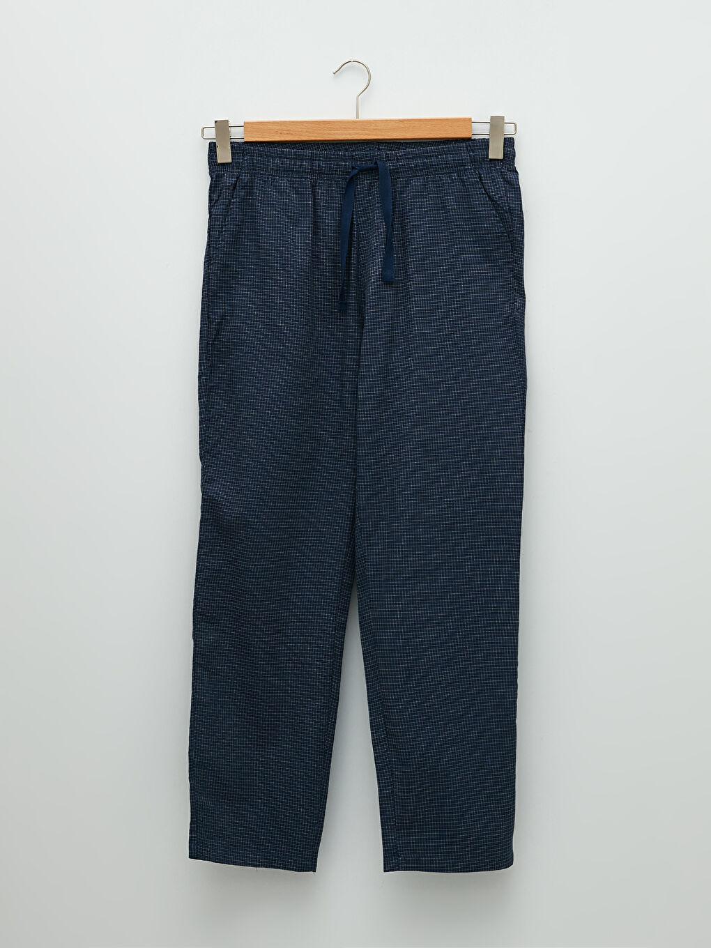 Lacivert Standart Kalıp Desenli Erkek Pijama Alt-5