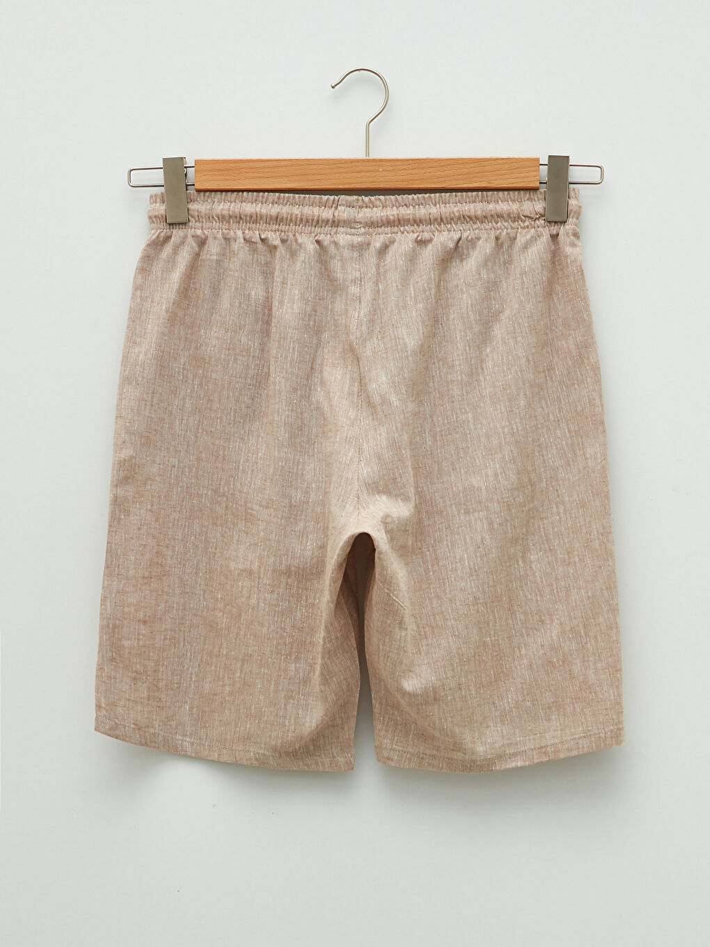 Bej Standart Kalıp Erkek Pijama Alt Şort-6