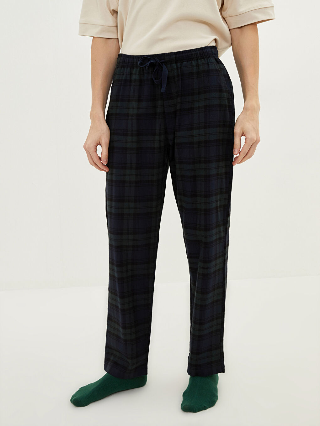 LC WAIKIKI Yeşil Standart Kalıp Erkek Pijama Alt - 3