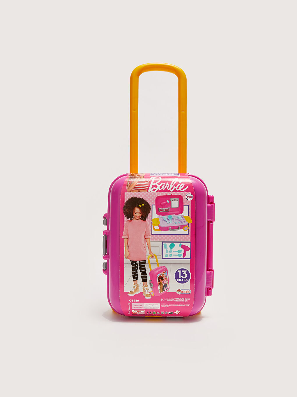 Barbie Çekcekli Bavul Kız Çocuk Kuaför Oyunu Aksesuarlı