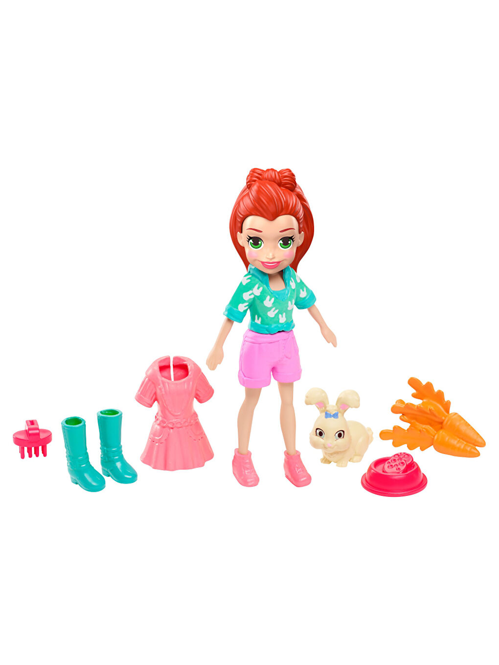Polly Pocket et Ensemble de Jeu Amical avec les Animaux GDM11-7