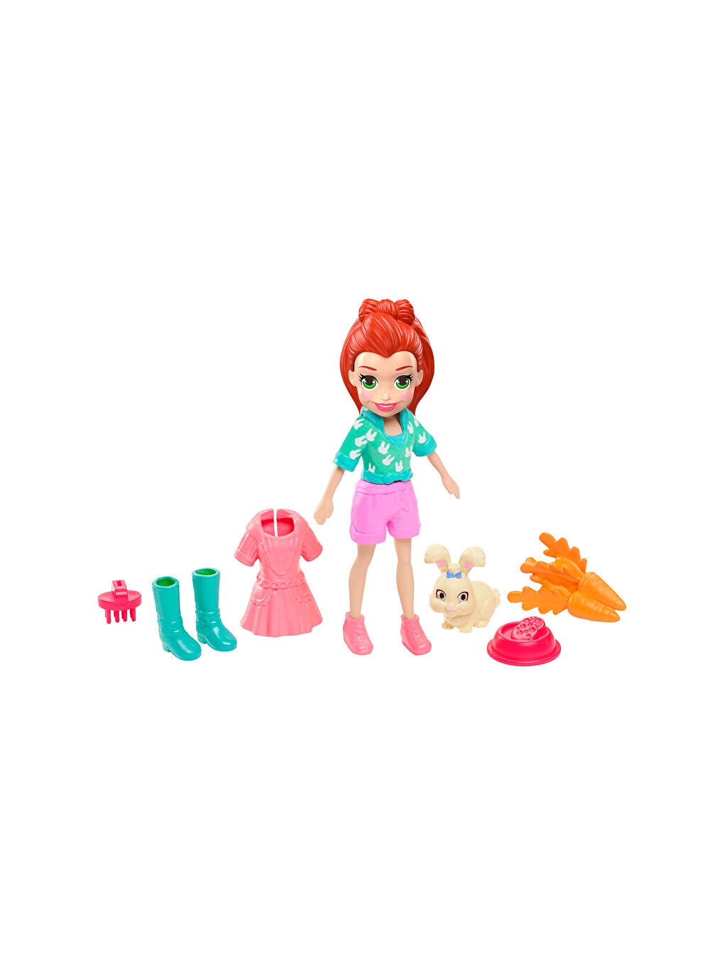 Polly Pocket et Ensemble de Jeu Amical avec les Animaux GDM11-5