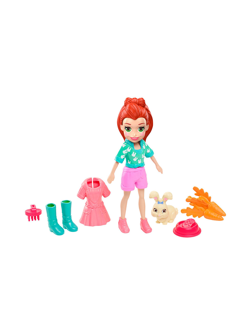 Polly Pocket et Ensemble de Jeu Amical avec les Animaux GDM11-9