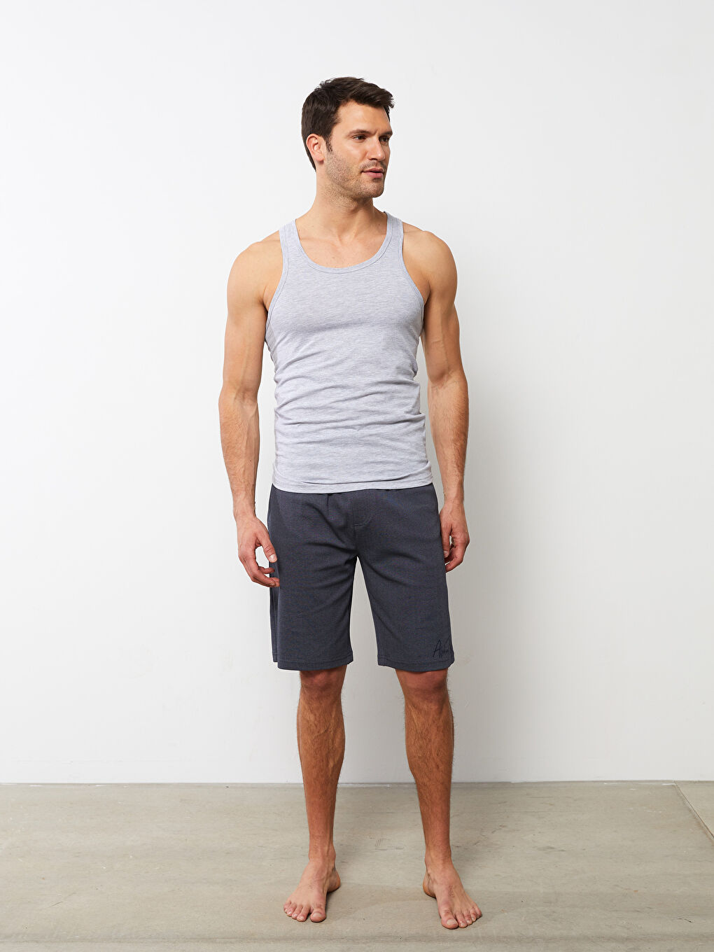 Gilet de Sport Basique en Coton et Col Rond pour Homme - Lot de 2-3