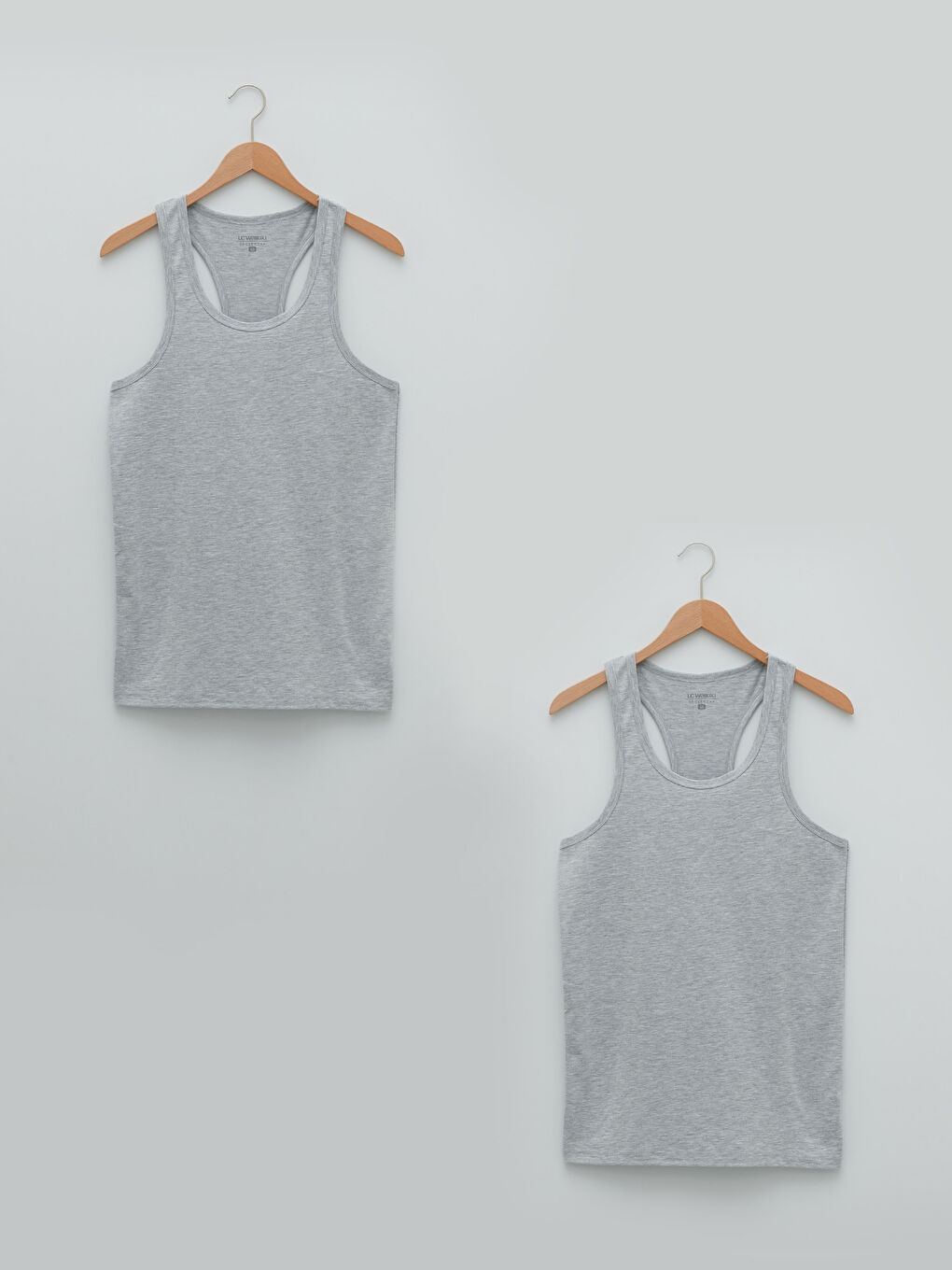 Gilet de Sport Basique en Coton et Col Rond pour Homme - Lot de 2-5