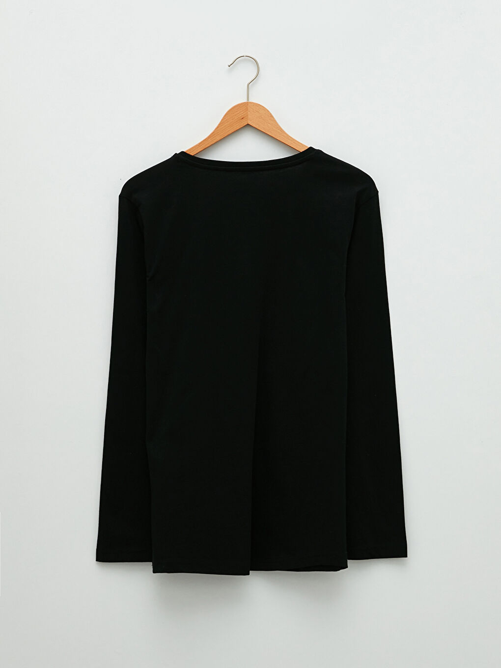 V-Neck Long Sleeve Cotton Men's Undershirt-6