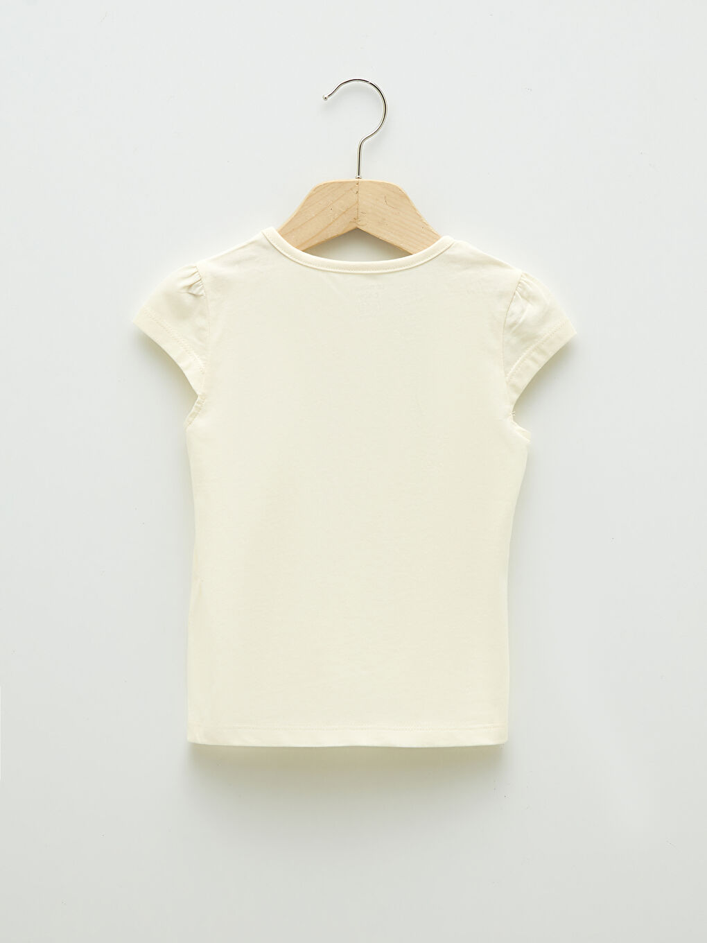 Crew Neck Short Sleeve Printed Cotton Baby Girl Pajamas Set-2