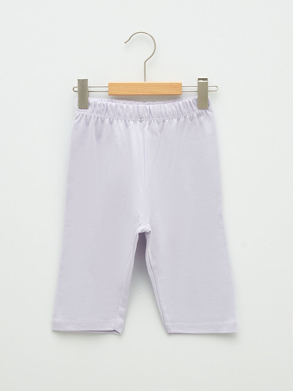 Crew Neck Short Sleeve Printed Cotton Baby Girl Pajamas Set-3