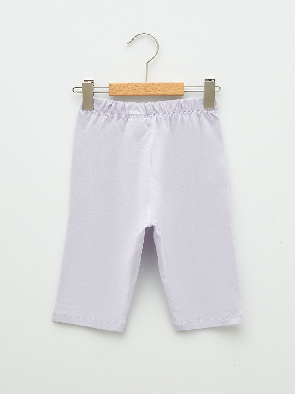 Crew Neck Short Sleeve Printed Cotton Baby Girl Pajamas Set-4