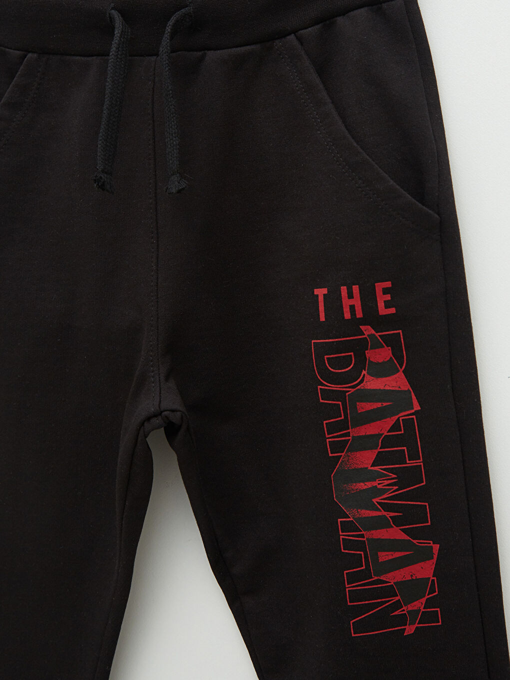 Elasticated Waist Batman Printed Boys' Jogger Sweatpants-2