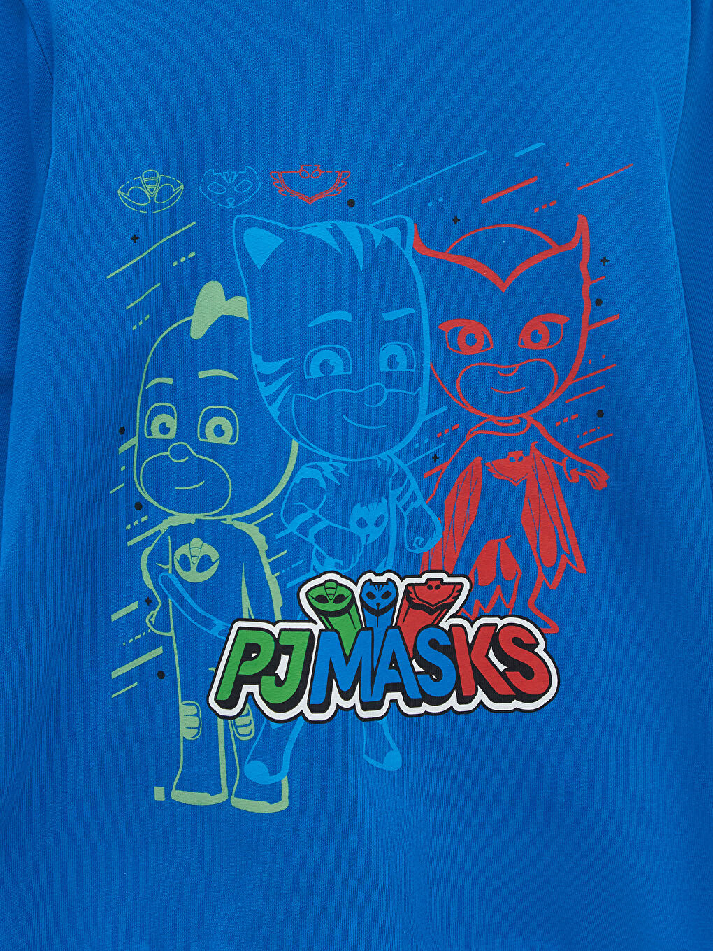 LCW Kids Crew Neck Pijamaskeliler Printed Long Sleeve Boy Sweatshirt -S22687Z4-HFU