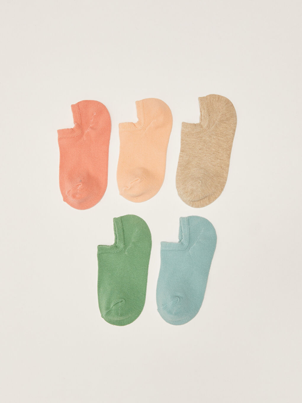 Women's Plain Trainer Socks 5 Pack-1