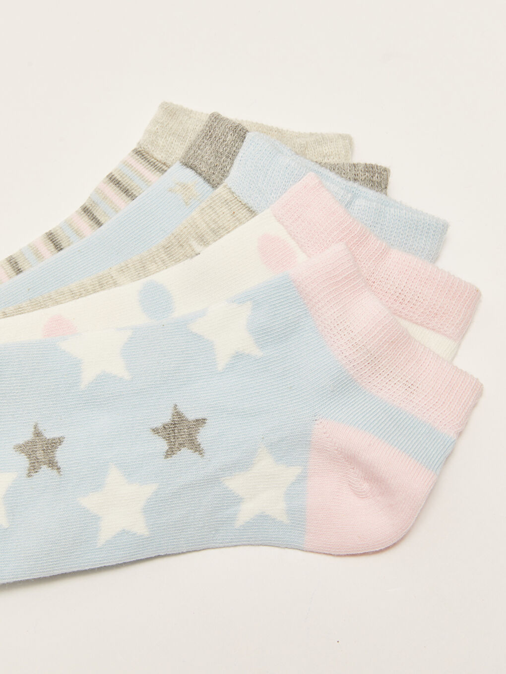 LCW DREAM Chaussettes d'entraînement à motifs pour Femmes Lot de 5 pièces -S22715Z8-FUX