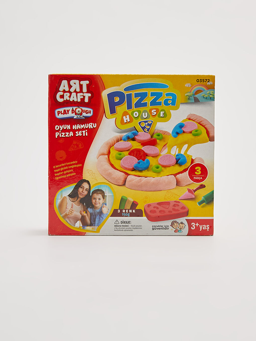 Art Craft Pizza Set Play Dough 150 gr