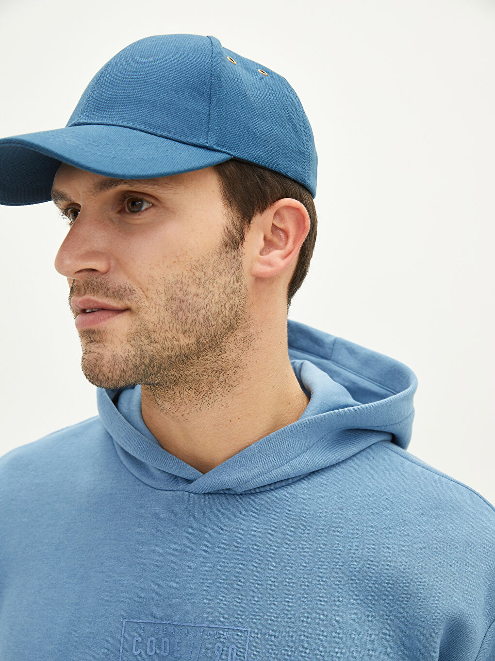 Petrol Düz Erkek Kep Şapka
